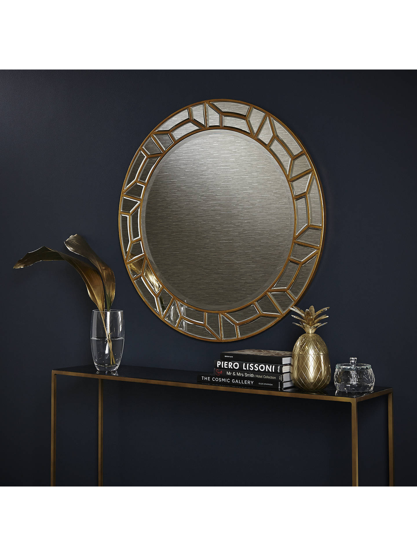 Verbier Round Mirror 81cm Magnificently detailed and matched in grandiose, the Verbier Round