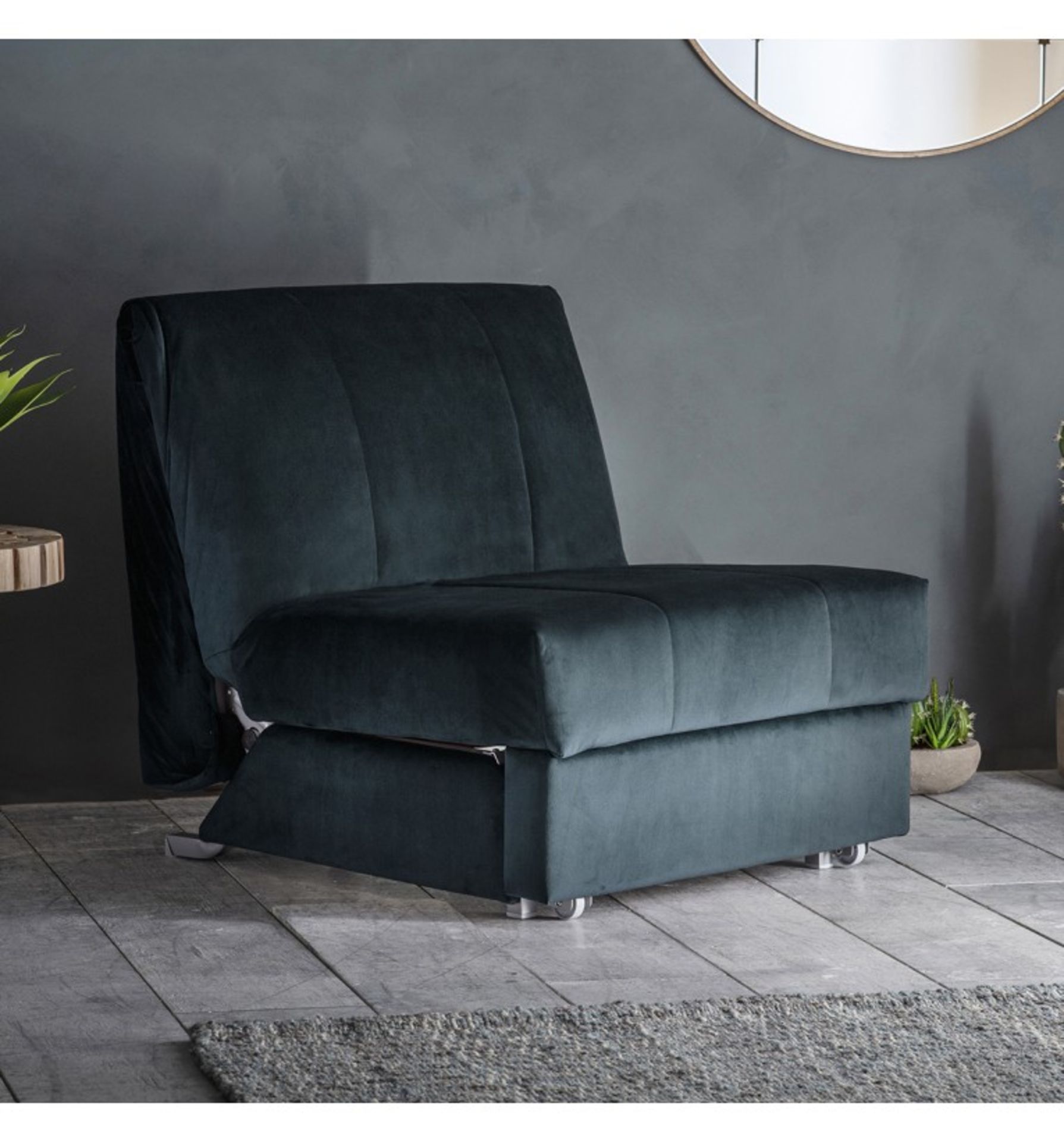 Metz Sofa 80cm Rinaldi Pewter Upholstered The Metz collection is ideal even for smaller spaces,