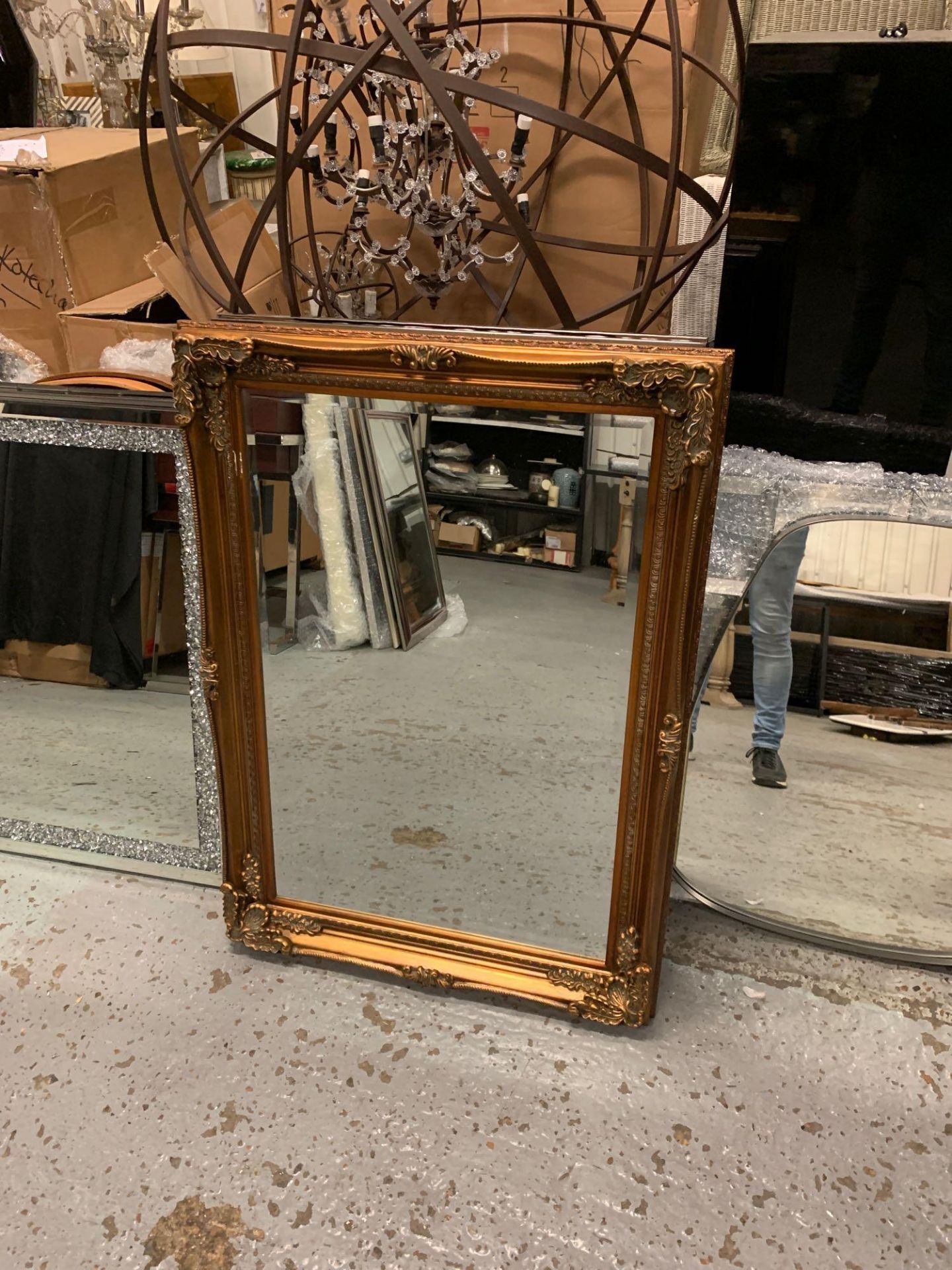 Rushden bronze rectangle Mirror - Image 2 of 4