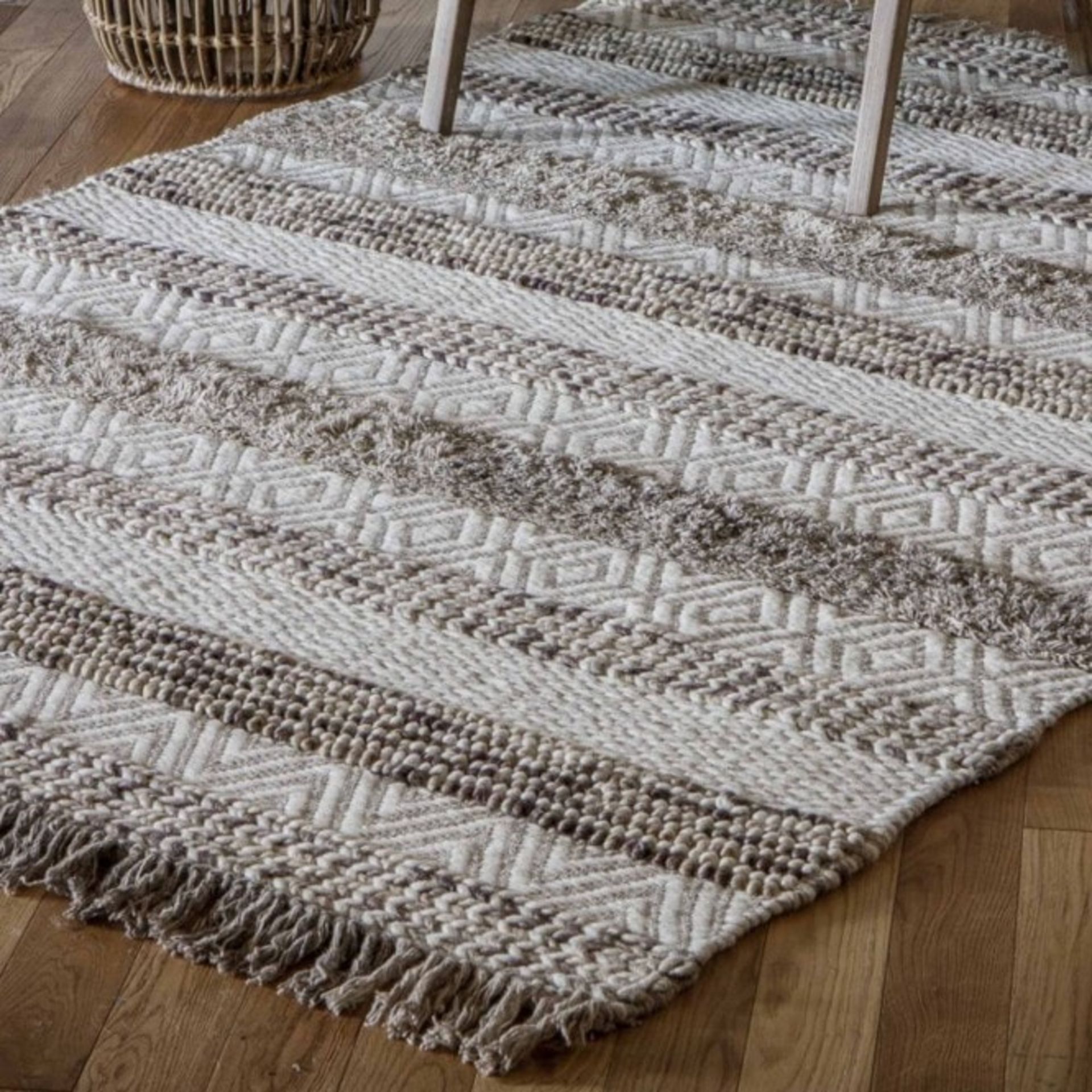 Ludiene rug Ivory 1600 x 2300mm The Ludiene Rug Ivory is the latest addition to our range of home