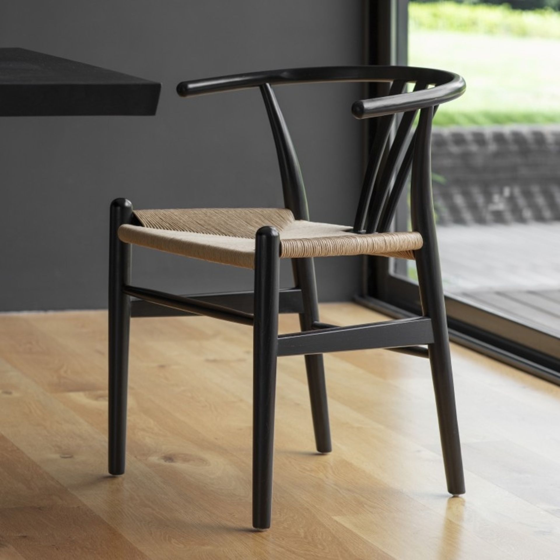 A Pair Of Whitley Black Dining Chairs