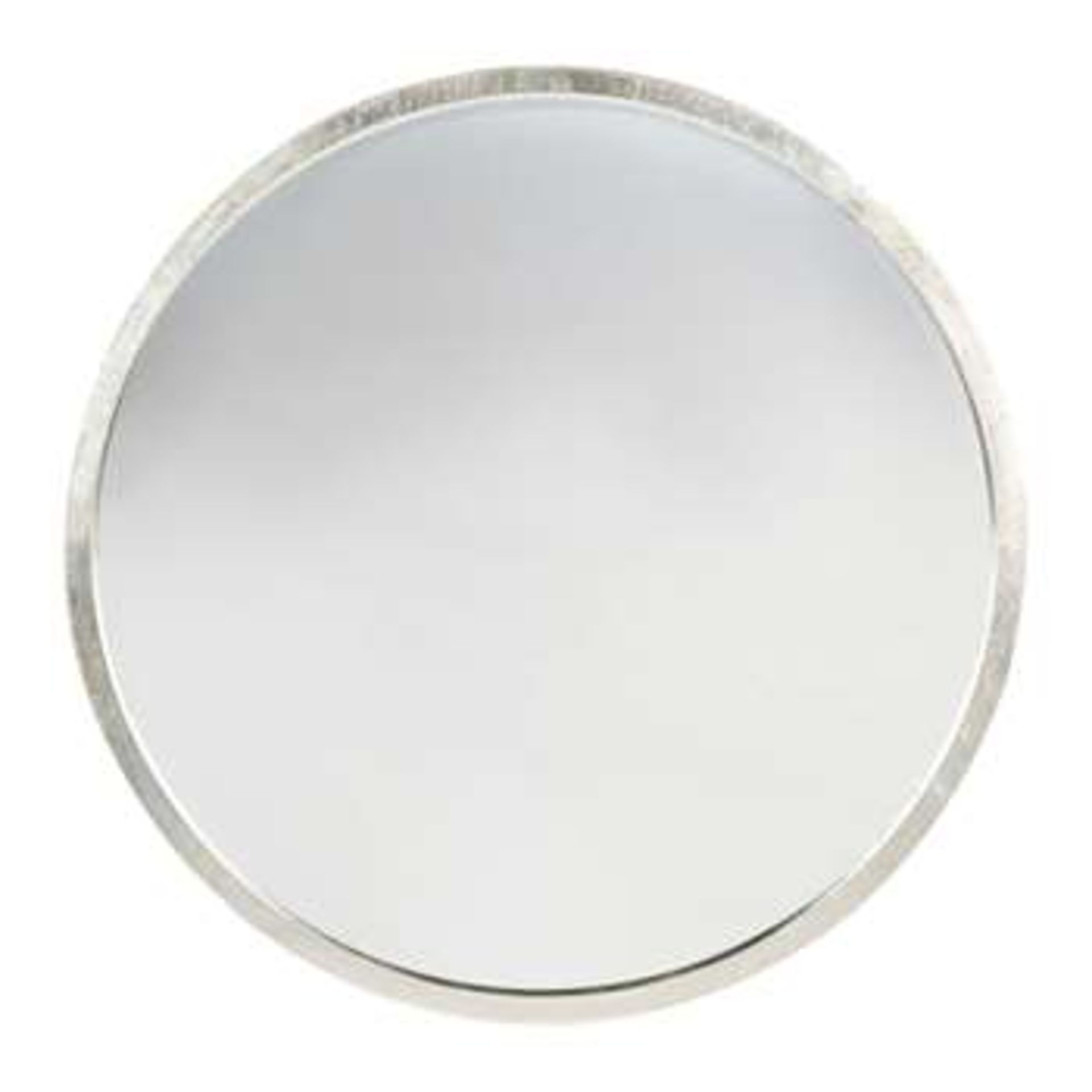 Laura Ashley Silver Constance Mirror Our Constance Small Round Mirror In Silver Has A Contemporary - Image 2 of 2