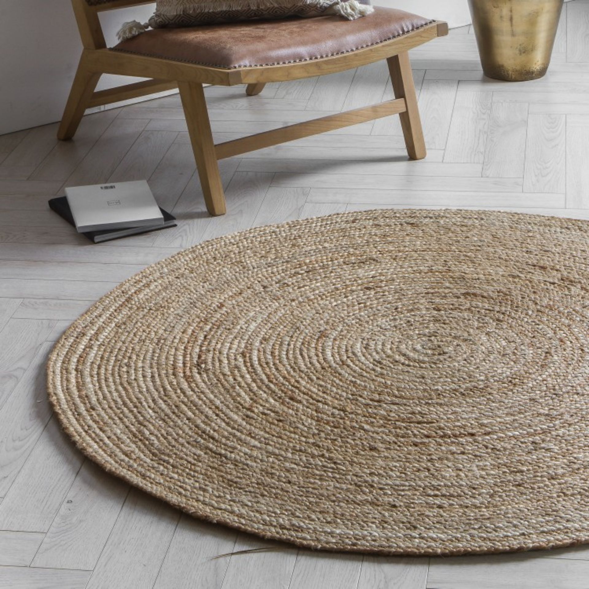 Mapplewell rug natural 1500 x 1500mm On trend andÃ‚Â naturalÃ‚Â roundÃ‚Â rug perfect for accessorisi