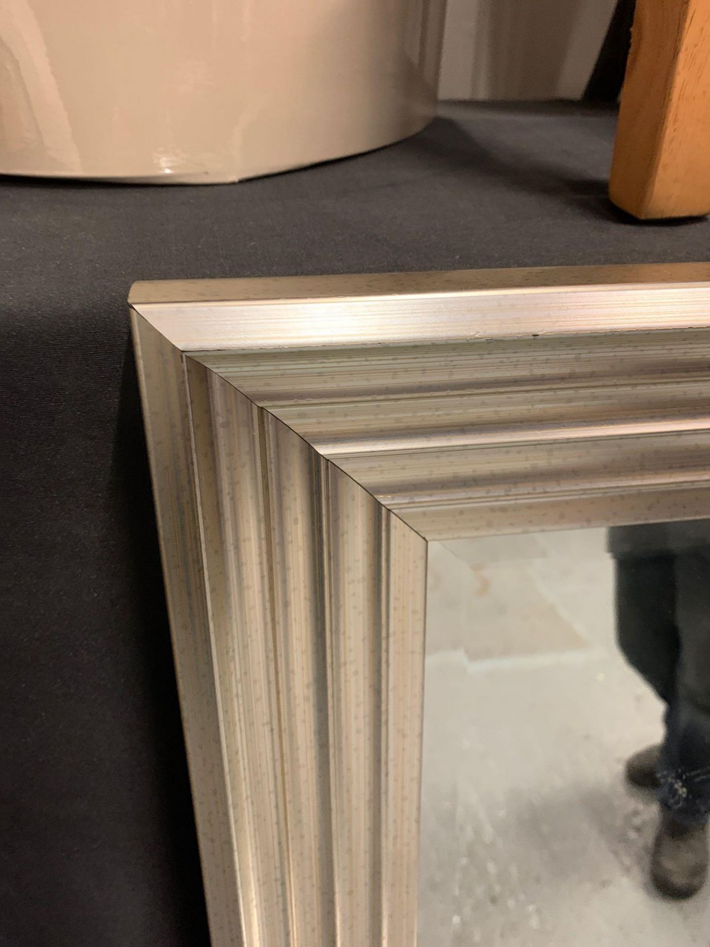 Haylen Mirror Brushed Steel Long - Image 4 of 4