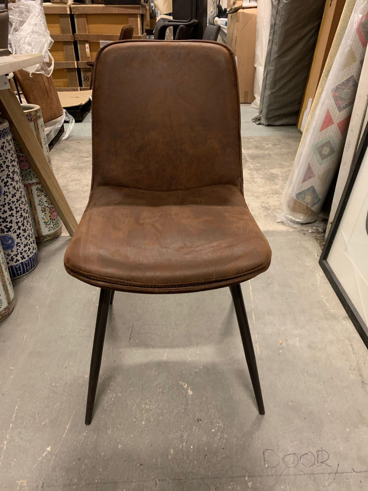 Newton Chair Brown 2 Pk - Image 3 of 4