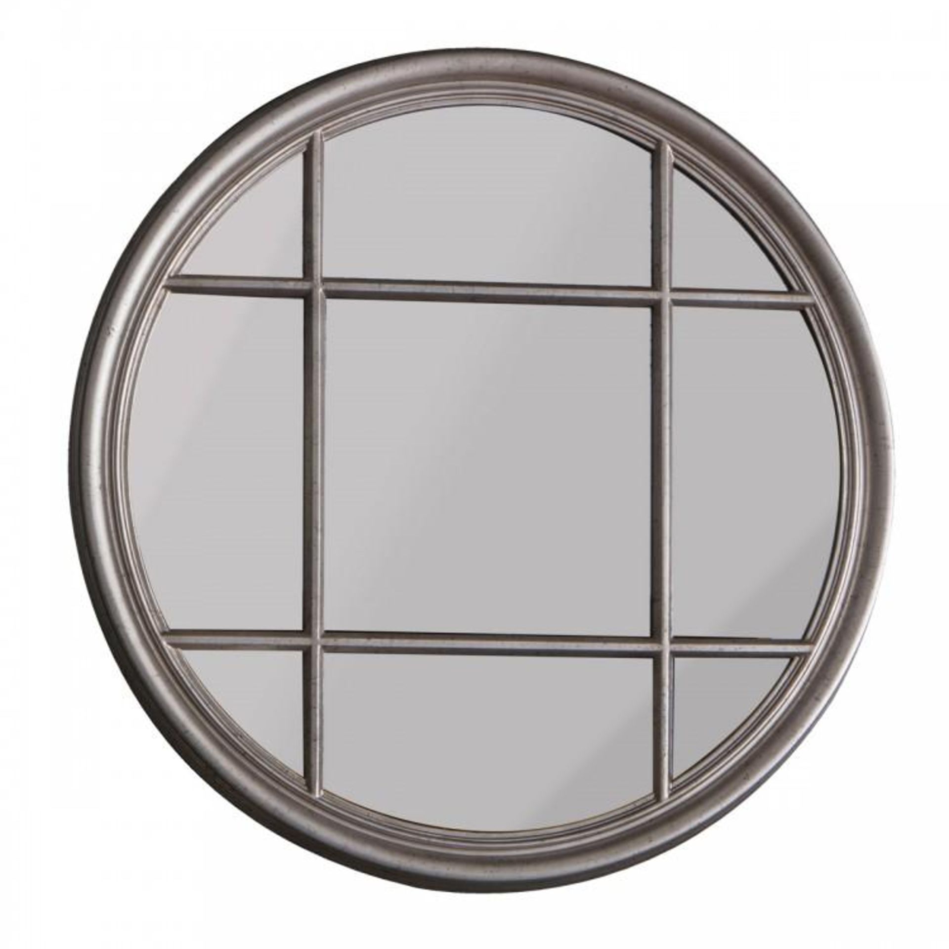 Eccleston Round Mirror Silver 1000 x 1000mm