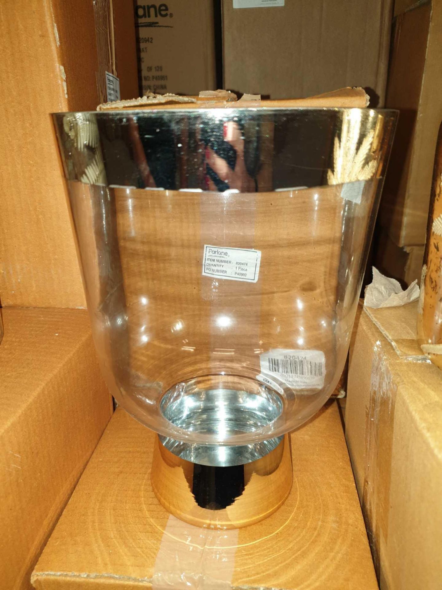 Takara Hurricane Vase Rose Gold 250x180mm (5011745889398) 5011745893920