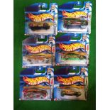 6 X Hot Wheels Carded New Comprising Of 2003 First Editions Boom Box 2003 First Editions Sinistra