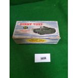 Dinky #651 Centurion Tank Green - Rubber Tracks And Rotating Turret 1954 - 1970 Excellent Model In