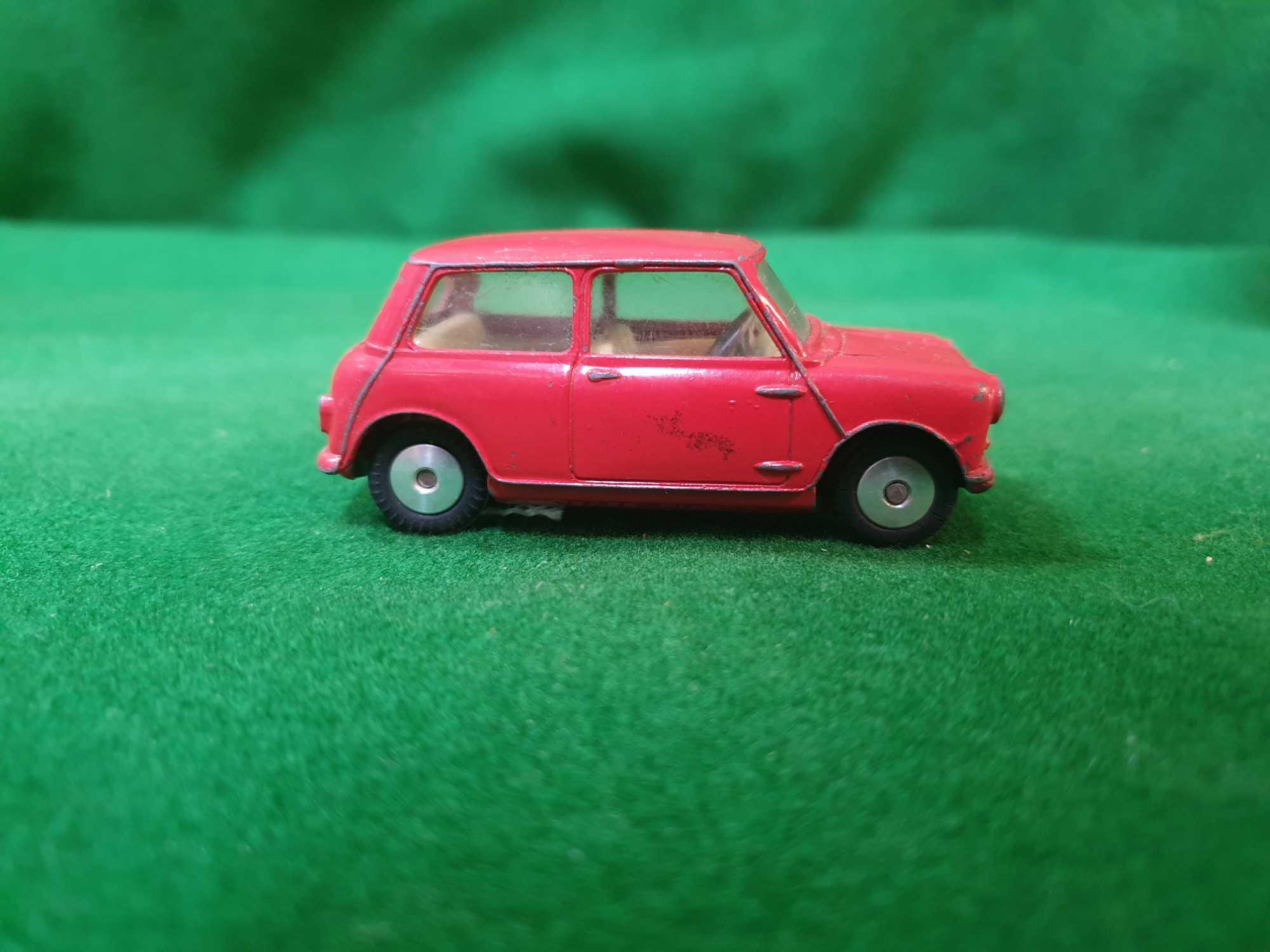 Corgi #225 Austin Seven Red Light Yellow Interior Concave Hubs Unboxed In Good Overall Condition