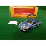 Solido Gam 2 #181 Alpine Rallye 1600 Metallic Blue Racing No.18 Virtually Mint Model In good Fair