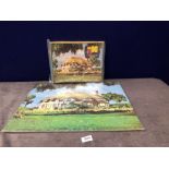 Waddingtons JOE 90 Jigsaw A Picture Of The Cottage With Mac's Car Outside. 81 Pieces, Some Cut