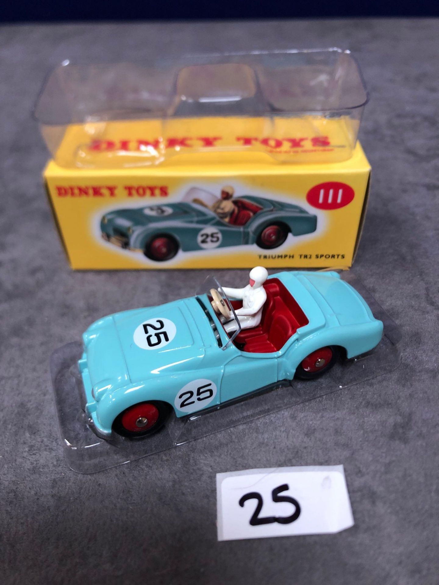 Dinky (Norev Edition) Diecast #111 Triumph TR2 Sports Mint In Box