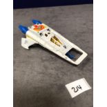 Corgi #647 Buck Rogers Starfighter Vintage 1979 Diecast Played with Condition Unboxed