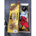 Vintage Pelham Puppets Marionette Golly In Box