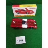 Dinky #204 Ferrari 312P Red #24 - Racing #24 Excellent Model Small Scratch Oneside In Excellent Firm