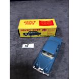 Dinky #186 Mercedes-Benz 220 SE Blue - Petrol Blue Body With White Interior. Spun Hubs. Mint in