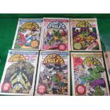 6 X Marvel Comics Comprising Spider-Man and Hulk Weekly No 406 Spider-Man and Hulk Weekly No 407