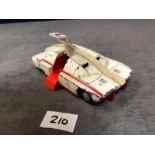 Dinky #105 Maximum Security Vehicle White - Comes With Crate Play Worn Unboxed