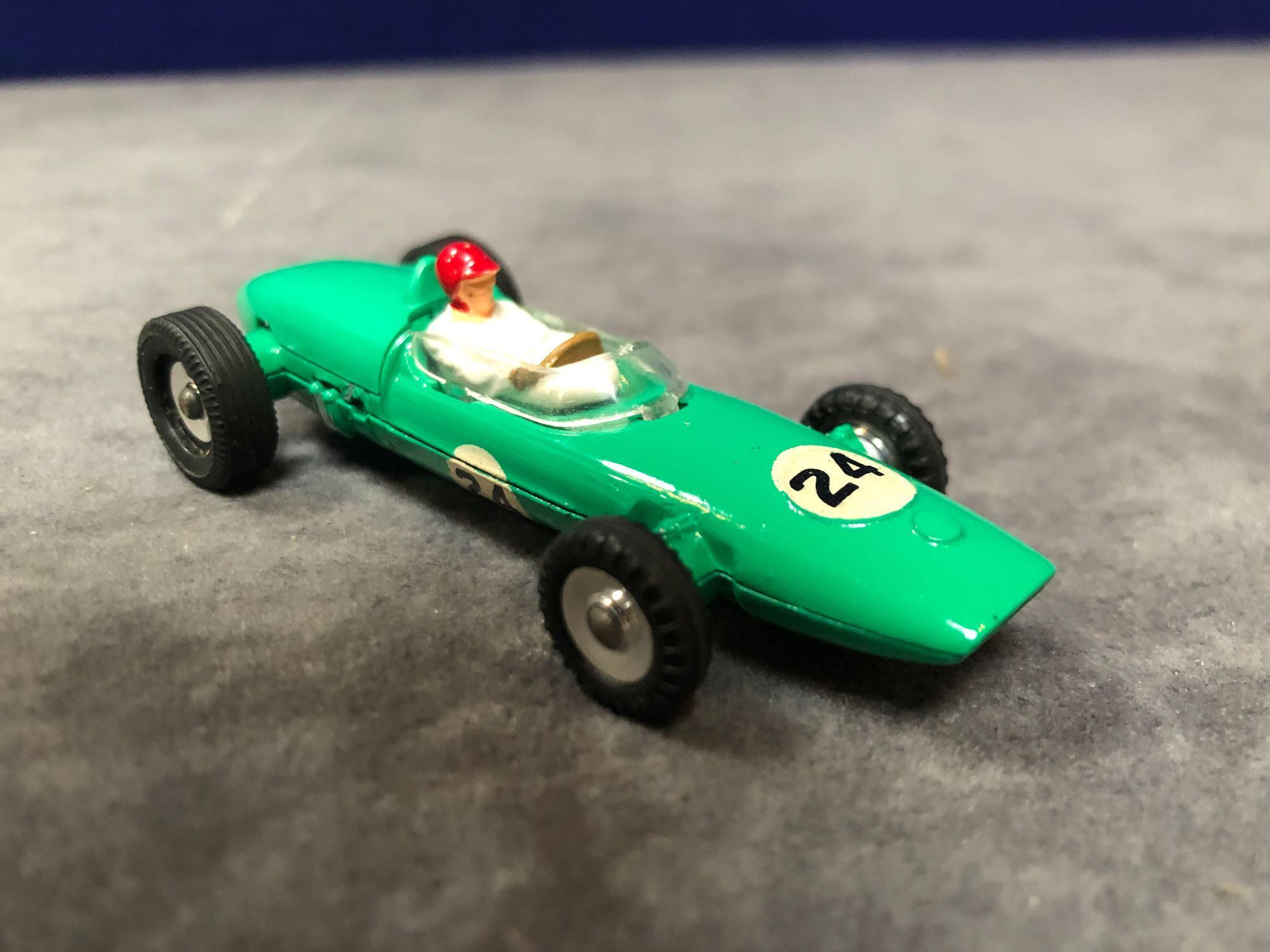 Dinky #241 Lotus Racing Car Green - White Driver With Red Helmet. RN #24 mint in firm box 1962-1970 - Image 2 of 4