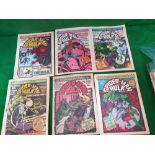 6 X Marvel Comics Comprising Spider-Man and Hulk Weekly No 394 Spider-Man and Hulk Weekly No 395