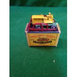 Matchbox Moko Lesney #18a Caterpillar Bulldozer B1 Box Mint Model Firm Box
