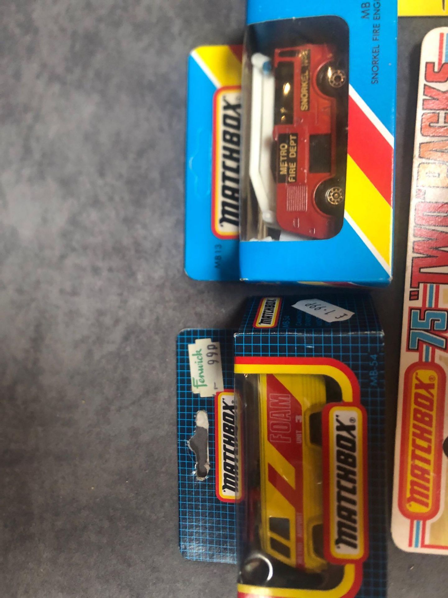 4 X Matchbox Diecast Vehicles Comprising Of # Matchbox Twin Pack Lesney TP-2 Police Car And Fire - Image 4 of 4