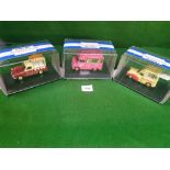 3x Oxford Road Show Diecast Models, Comprising Of; #ANG039 Oxford Diecast Di Maschios Ford Ice Cream