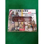 Airfix Pattern No S8 Indians 42 H0/00 Scale Pieces With Additional Spares 1962 | Initial Release -