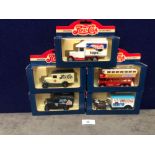 5x Lledo Diecast Pepsi Cola Advertising Vehicles Each One Boxed.