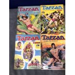 8 X Comic Issues Donald F. Peters 1950 Series Tarzan #V2#10 Donald F. Peters 1950 Series Tarzan #