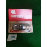Husky Models Diecast #18 Plated Jaguar Mk 10 In Silver Plated With Yellow Interior On Opened