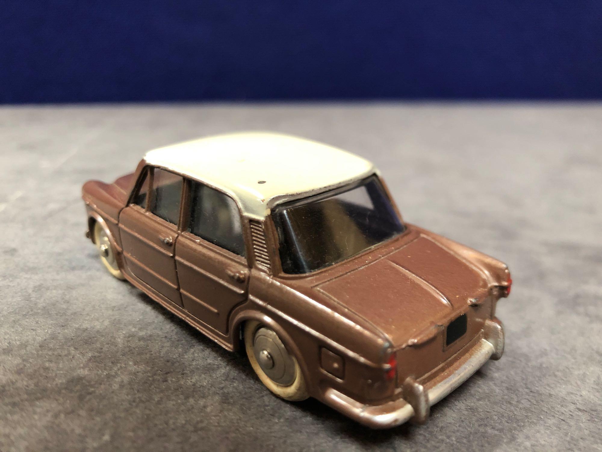 Dinky (France) Diecast #531 Fiat 1200 Grand Vue Brown/Cream - Silver Detailing. In Brown With A - Image 3 of 3