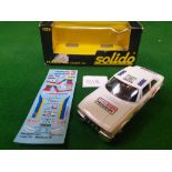 Solido #1055 Peugeot Coupe V6 White With Decals Virtually Mint Model In Good Box