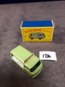 Matchbox Lesney #21c Commer Bottle Float Cow on door, silver wheels. cream bottles Mint in a crisp D