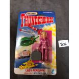 Matchbox 1992 Lady Penelope Thunderbirds 4" Matchbox Figure Lady Penelope London Agent With Travel