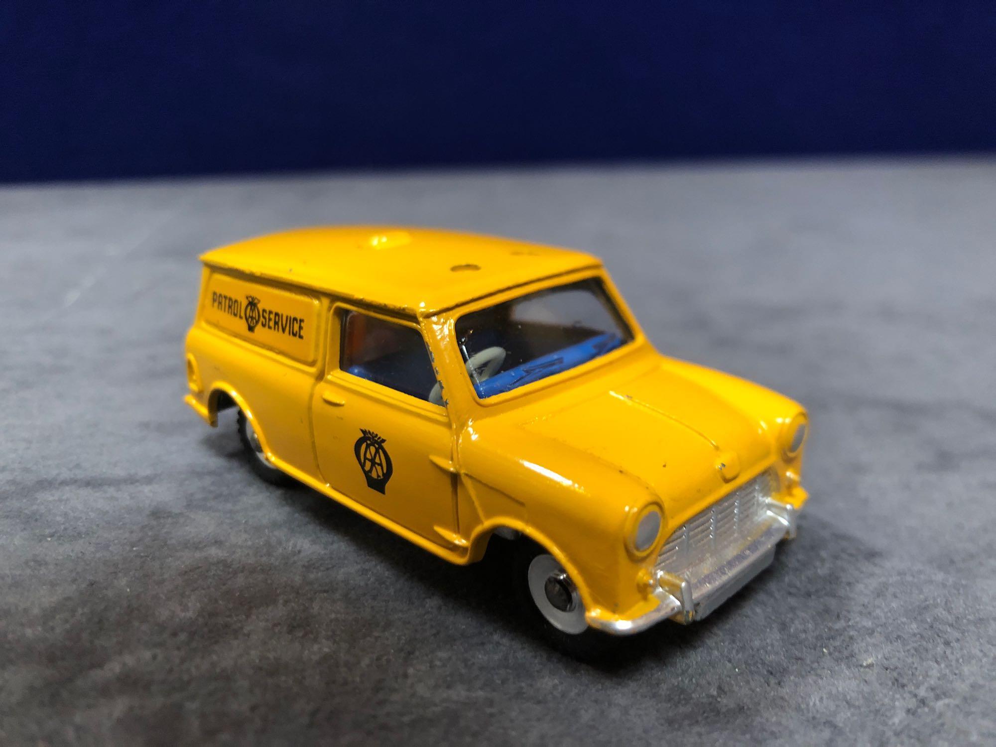 Dinky #274 AA Patrol Mini Van Yellow (AA Service) - Yellow Body And White Roof. AA Service To Van - Image 2 of 4