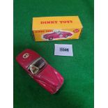 Dinky #107 Sunbeam Alpine Sports (Competition) In Pink With Racing Number 34 1955- 1959