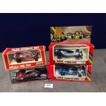 4x Diecast Cars Comprising Of 3x Polistil Formula 1 Cars And 1x Rallye Monte Carlo 2005 All In