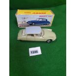 Dinky (France) #530 Citroen DS19 In Green With A Grey Roof In Very Good Box 1963-1970