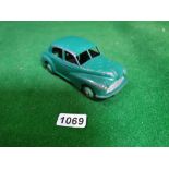 Dinky #159 Morris Oxford Green/Green - Green Body With Light Green Hubs 1954-1955 Good Model Unboxed