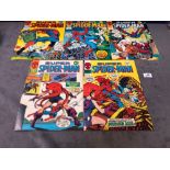 5 X Marvel Comics Comprising Spider-Man No 264 W/E Mar 1 1978 #Spider-Man No 265 W/E Mar 8 1978 #