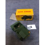 Dinky #673 Dinky 673 Scout Car With Driver Green In A Poor Box (Both Flaps Detached And One Tab