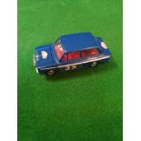 Dinky #214 Hillman Imp Dark Metallic Blue Body, Red Interior And Spun Hubs No 35 Decals Model Nr