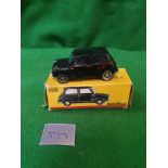 Metosul #8 Morris Mini Cooper Made In Portugal 1/43 Scale Black Mint Model And Box