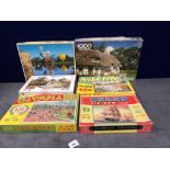 6 X Various Boxed Jigsaw Puzzles From 400 To 1000 Pieces Comprising Of Piece Delux March Past