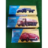 3 X Corgi Classics Diecast Vehicles Comprising Of #24501 Leyland 8 Wheel Rigid Truck and Load