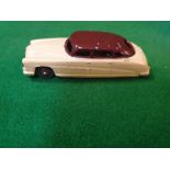 Dinky #171 Hudson Commodore Sedan Cream/Maroon - Highline Roof Colour And Red Hubs Very Good Model