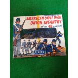 Airfix Pattern No S12 American Civil War Union Infantry 48 H0/00 Scale Pieces With Additional Spares
