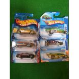 6 X Hot Wheels Carded New Comprising Of 2010 #070 Side Draft 2010 #145 Sooo Fast 2010 #080 Dune It